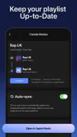 Playlist Transfer for My Music screenshot
