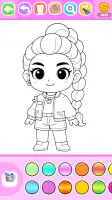 Princess Coloring Book Glitter screenshot