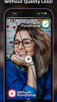 PureStatus: ByeBye Blur Status screenshot
