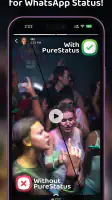 PureStatus: ByeBye Blur Status screenshot