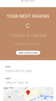 Q: Waxing Check-in screenshot