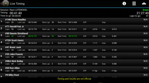 Race Monitor screenshot