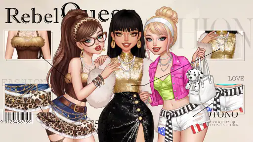 Rebel Glam: Dress Up Games screenshot