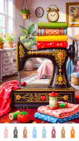 Retro Vibes Paint by Number screenshot