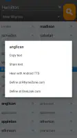 RhymeZone Rhyming Dictionary screenshot