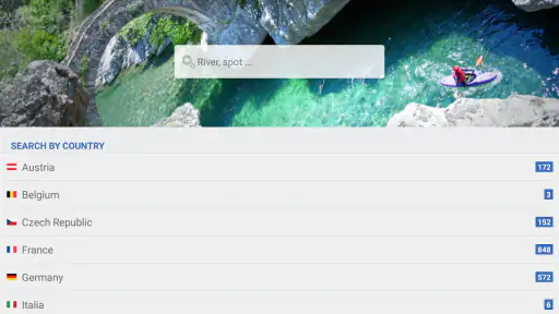 RiverApp - River levels screenshot