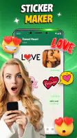 Romantic Love Sticker Maker screenshot