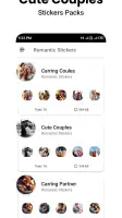 Romantic Stickers WASticker.ly screenshot
