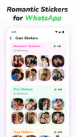 Romantic Stickers WAStickers screenshot