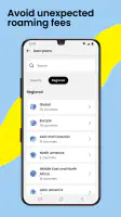 Saily: An eSIM travel app screenshot