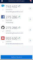 Salesforce Authenticator screenshot