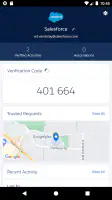 Salesforce Authenticator screenshot