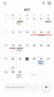 Samsung Calendar screenshot