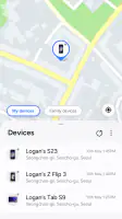 Samsung Find: Location Sharing screenshot