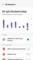 Samsung Internet Browser screenshot