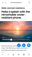 Samsung Internet Browser screenshot