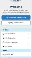 Sanford Health screenshot