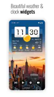 Sense flip clock & weather Pro screenshot