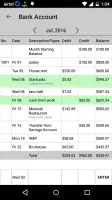 Simple Checkbook Ledger screenshot