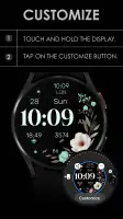 Simple Floral Watch Face screenshot