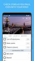 SmartPack - packing lists screenshot