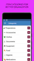 SmartPack - packing lists screenshot