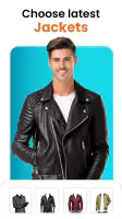 Smarty Men Jacket Photo Editor screenshot