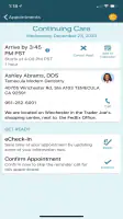 Smile Generation MyChart screenshot