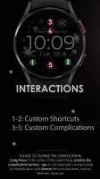 Snowflake rose gold watch face screenshot
