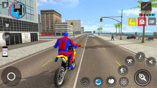 Spider Rope Action Game screenshot