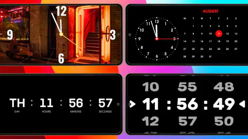 StandBy Mode: Big Clock Widget screenshot