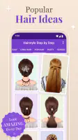 Step by Step Hairstyle App screenshot