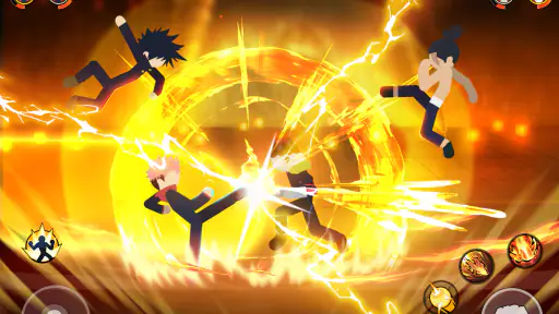 Stickman Cursed Fight 3v3 screenshot