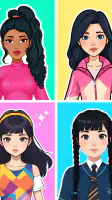 Sticker Doll DIY Dressup Diary screenshot