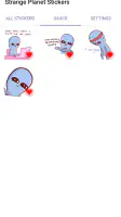 Strange Planet Stickers screenshot