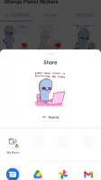 Strange Planet Stickers screenshot