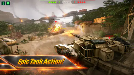 Tank Force: War Tanks Games screenshot