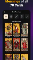 Tarot Card Reading and Meaning screenshot