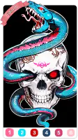 Tattoo Coloring games screenshot