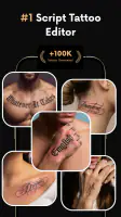lettering Tattoo - Font Design screenshot