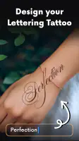 lettering Tattoo - Font Design screenshot