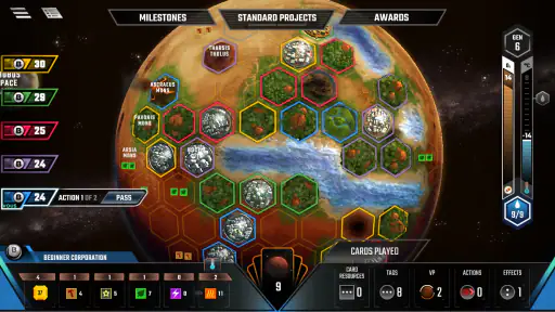 Terraforming Mars screenshot