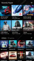 The Arcade · Game Hub Launcher screenshot
