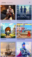The Arcade · Game Hub Launcher screenshot
