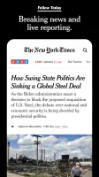 The New York Times: Live News screenshot