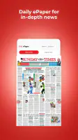 TOI English News, Daily ePaper screenshot