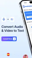 Transkriptor - Speech to Text screenshot