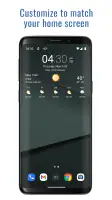 Transparent clock weather Pro screenshot