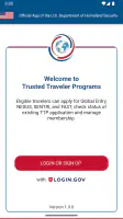 Trusted Traveler Programs screenshot