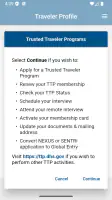 Trusted Traveler Programs screenshot
